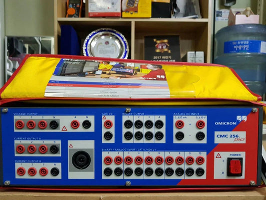 OMlCRON CMC 256 plus Relay Test Set & Substation Calibrator - Complete Kit with Manuals & Cables