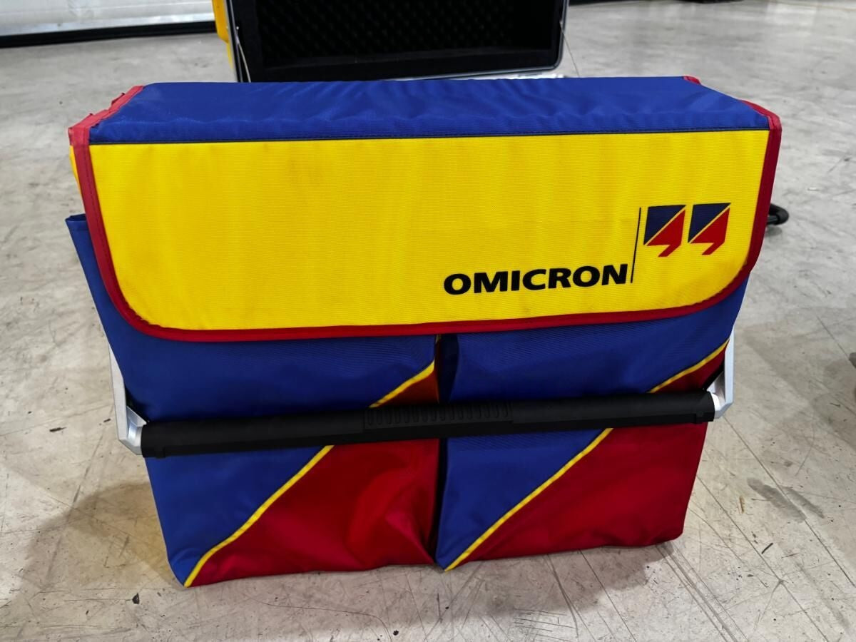 OMlCRON CMC 356 Protection Relay Tester + Calibration Cert & Full Cable Set
