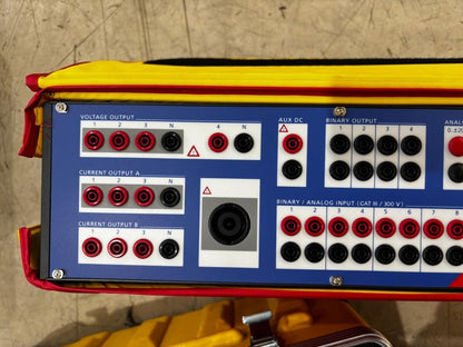 OMlCRON CMC 356 Protection Relay Tester + Calibration Cert & Full Cable Set