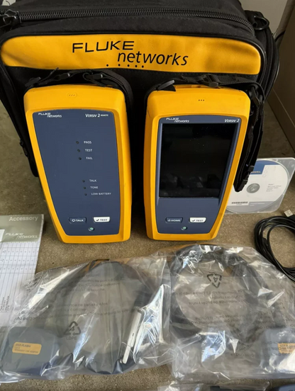 FLUKE Networks DSX-8000 Versiv 2 Cable Certifier Tester Kit