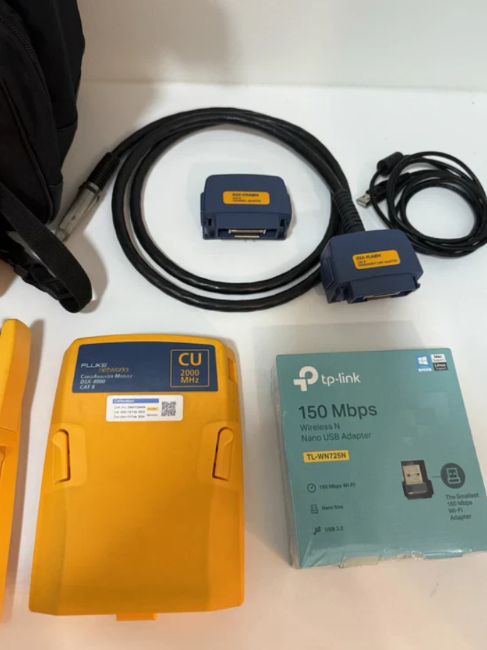 FLUKE Networks DSX-8000QI 2 GHz Cable Analyzer with Quad OLTS CAL-2024