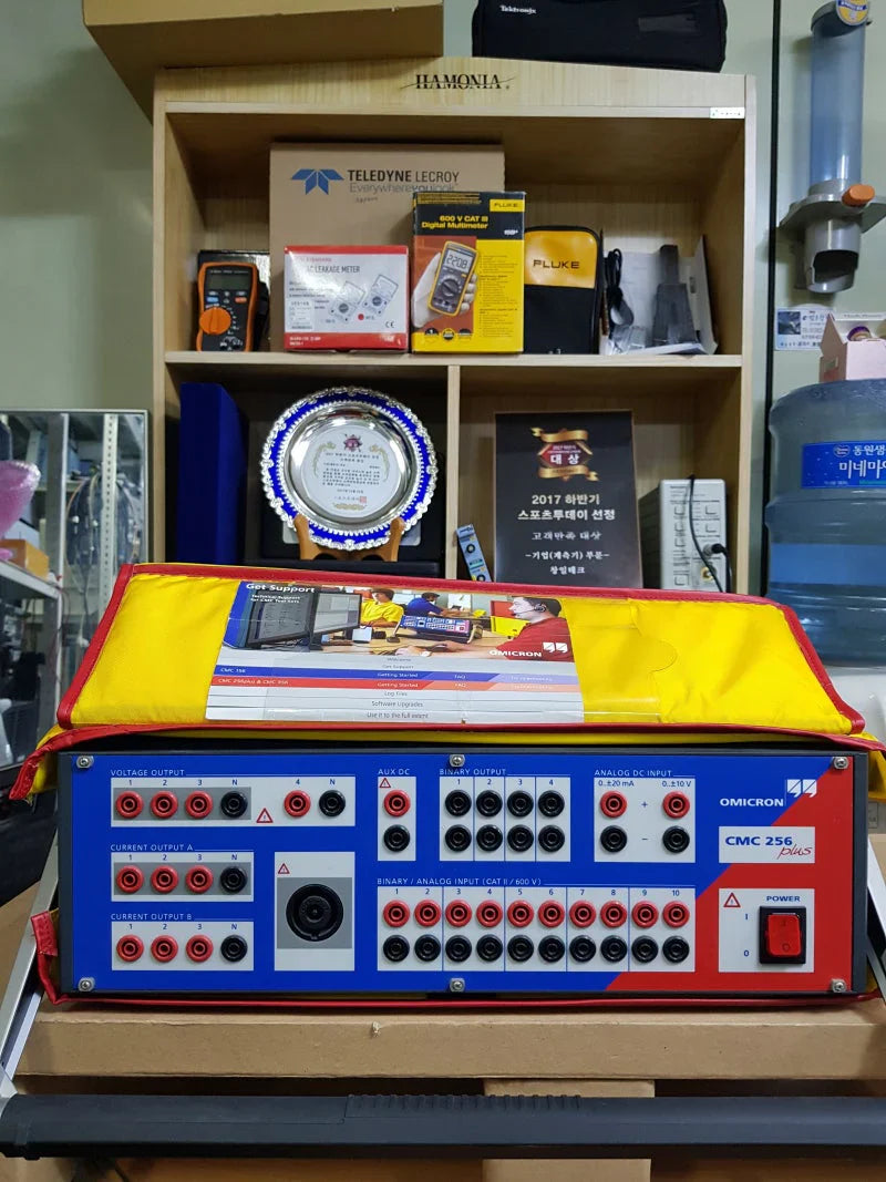 OMlCRON CMC 256 plus Relay Test Set & Substation Calibrator - Complete Kit with Manuals & Cables