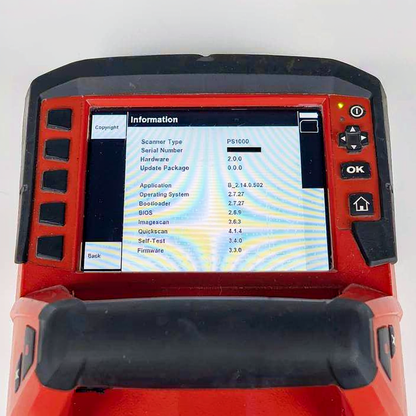 Hilti PS 1000 X Scan Concrete Scanner Imaging System with PSA 200 Tablet